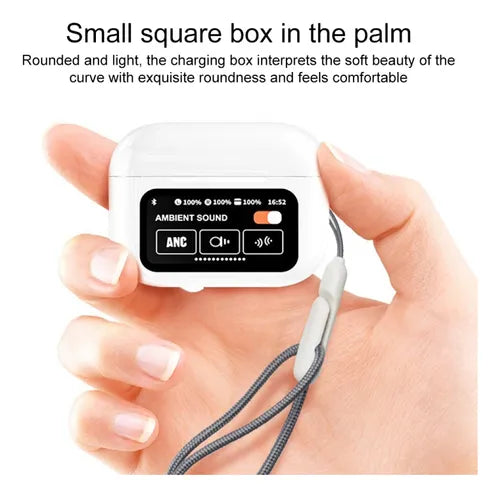 Cuffie Bluetooth con Smart Touch e display integrato - Compatibili con iOS e Android