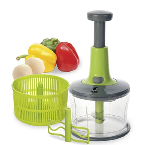 Mini Tritatutto Manuale 2 in 1 - Tagliatore e Trituratore Portatile