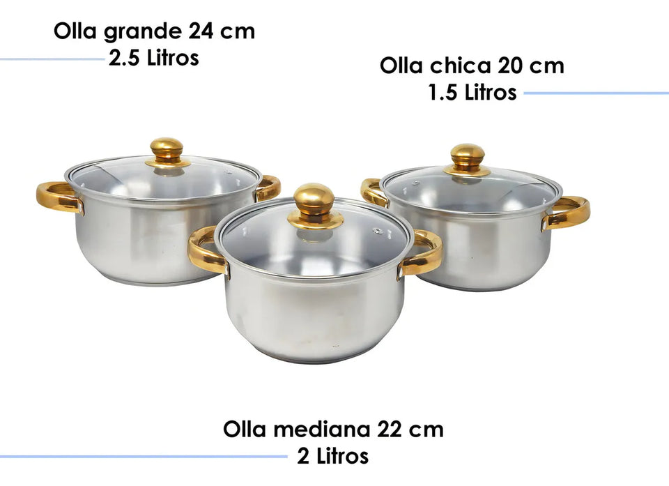 set di pentole da 12 pezzi